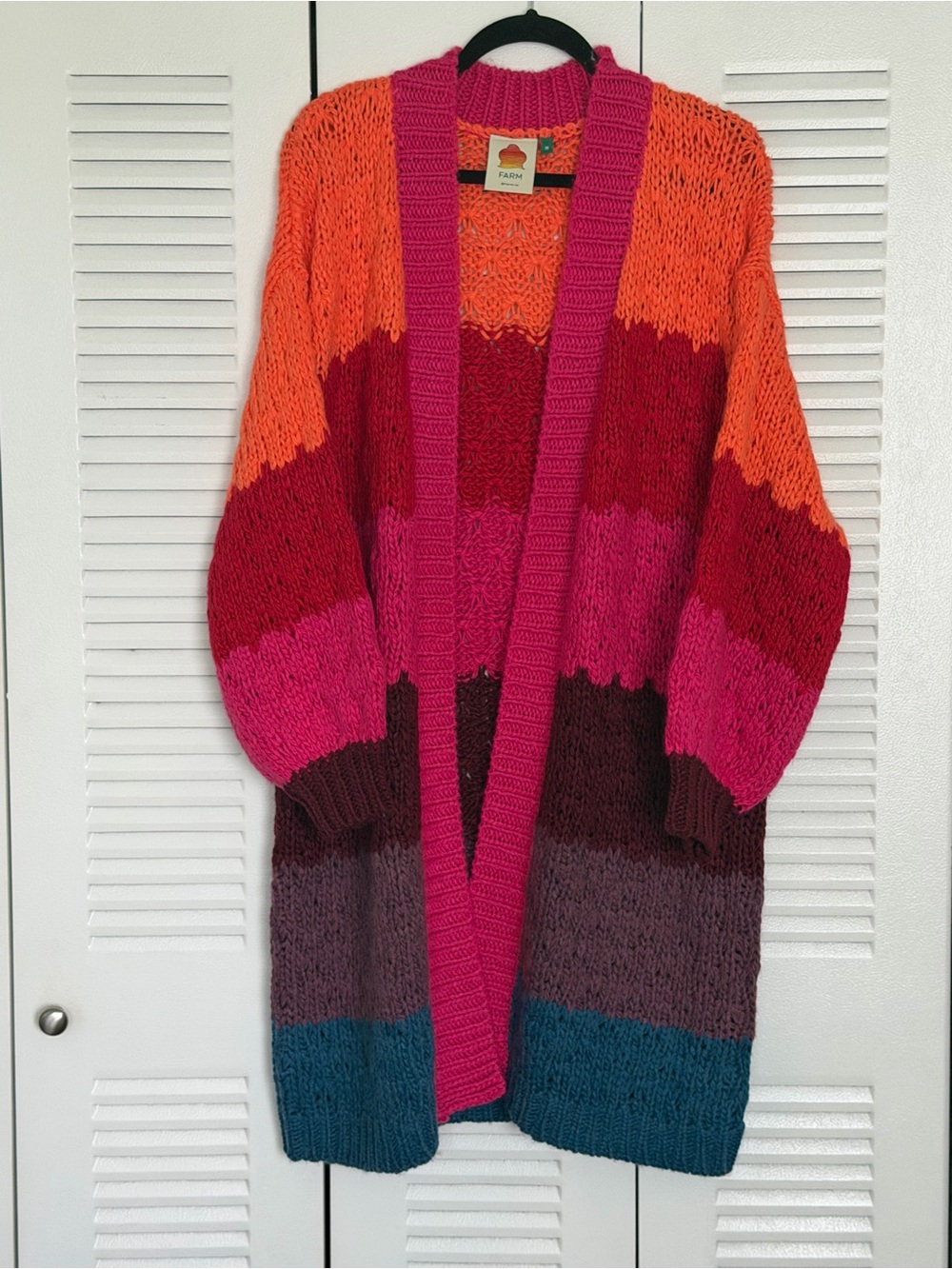 Farm Rio Striped Cardigan